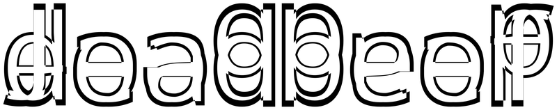 Ambigram for deadbeef in Notonaskharabicui-regular